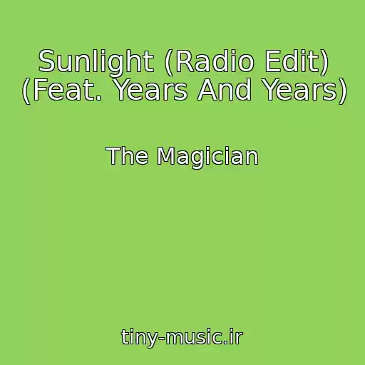 کاور آهنگ Sunlight (Radio Edit) (Feat. Years And Years) از The Magician