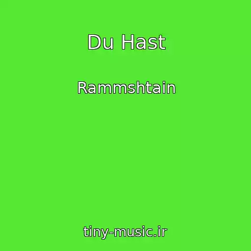 کاور آهنگ Du Hast از Rammshtain