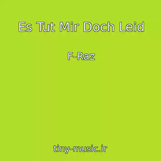 کاور آهنگ Es Tut Mir Doch Leid از F-Raz
