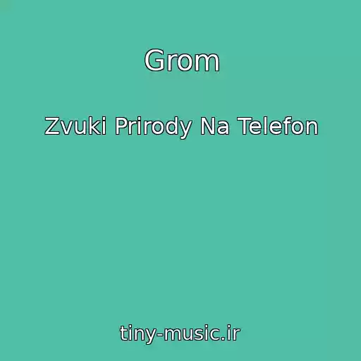 کاور آهنگ Grom از Zvuki Prirody Na Telefon