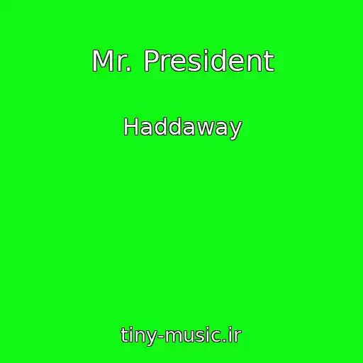 کاور آهنگ Mr. President از Haddaway