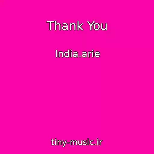 کاور آهنگ Thank You از India.arie
