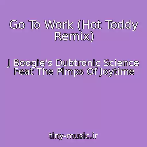 کاور آهنگ Go To Work (Hot Toddy Remix) از J Boogie's Dubtronic Science Feat The Pimps Of Joytime