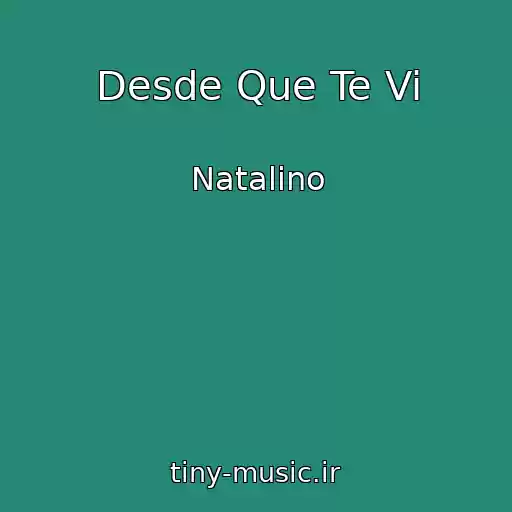 کاور آهنگ Desde Que Te Vi از Natalino