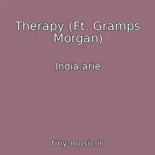 کاور آهنگ Therapy (Ft. Gramps Morgan) از India.arie