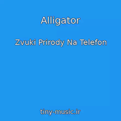 کاور آهنگ Alligator از Zvuki Prirody Na Telefon