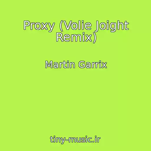 کاور آهنگ Proxy (Volie Joight Remix) از Martin Garrix
