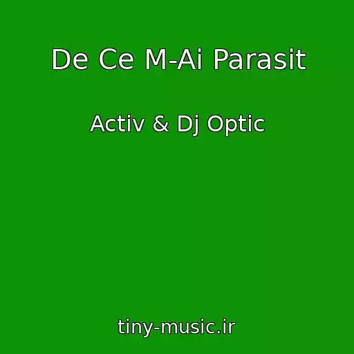 کاور آهنگ De Ce M-Ai Parasit از Activ & Dj Optic