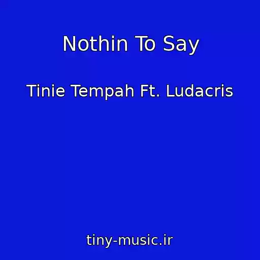 کاور آهنگ Nothin To Say از Tinie Tempah Ft. Ludacris