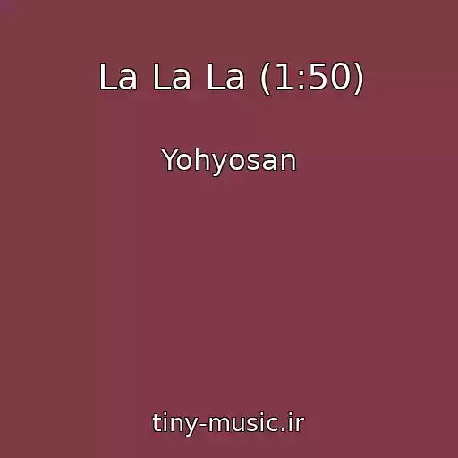 کاور آهنگ La La La (1:50) از Yohyosan