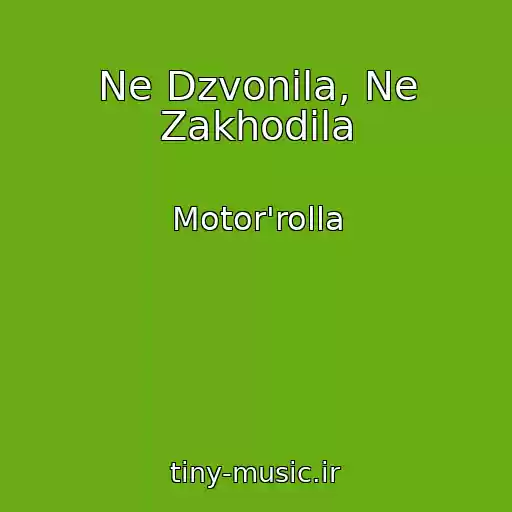 کاور آهنگ Ne Dzvonila, Ne Zakhodila از Motor'rolla