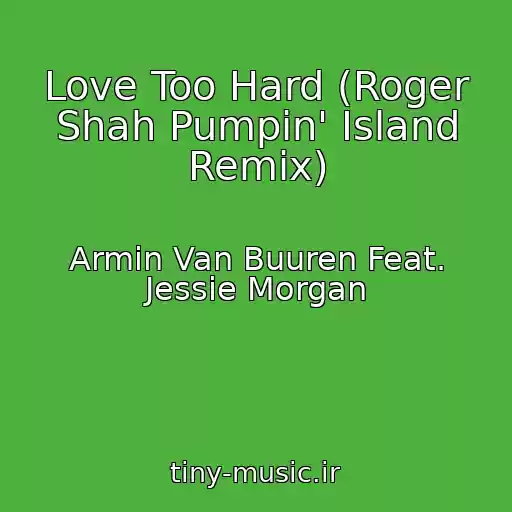 کاور آهنگ Love Too Hard (Roger Shah Pumpin' Island Remix) از Armin Van Buuren Feat. Jessie Morgan