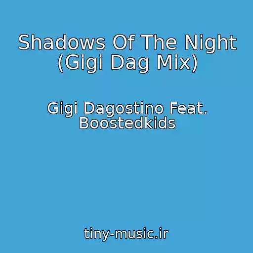 کاور آهنگ Shadows Of The Night (Gigi Dag Mix) از Gigi Dagostino Feat. Boostedkids