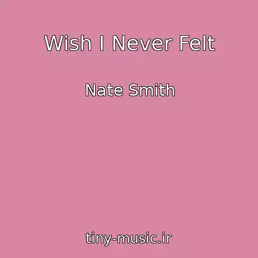 کاور آهنگ Wish I Never Felt از Nate Smith
