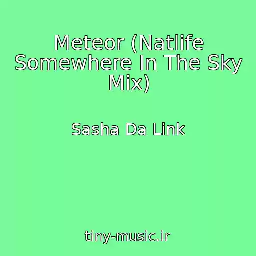 کاور آهنگ Meteor (Natlife Somewhere In The Sky Mix) از Sasha Da Link