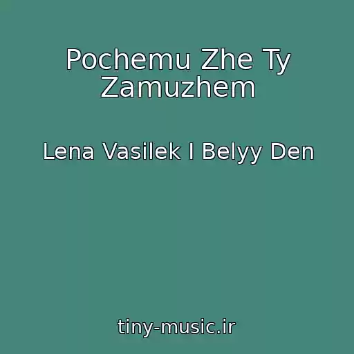 کاور آهنگ Pochemu Zhe Ty Zamuzhem از Lena Vasilek I Belyy Den