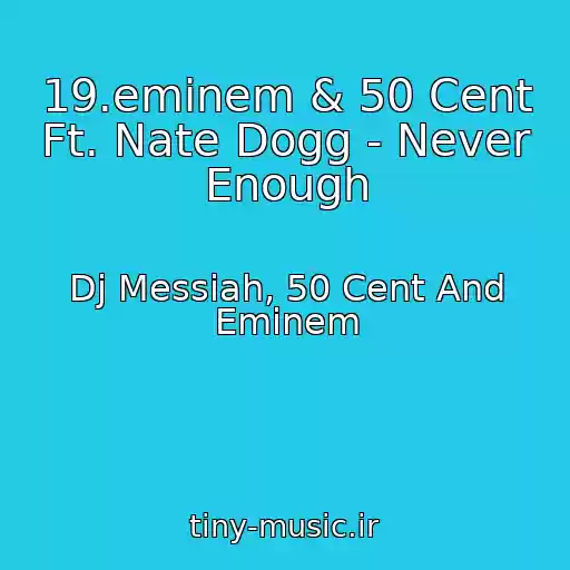 کاور آهنگ 19.eminem & 50 Cent Ft. Nate Dogg - Never Enough از Dj Messiah, 50 Cent And Eminem