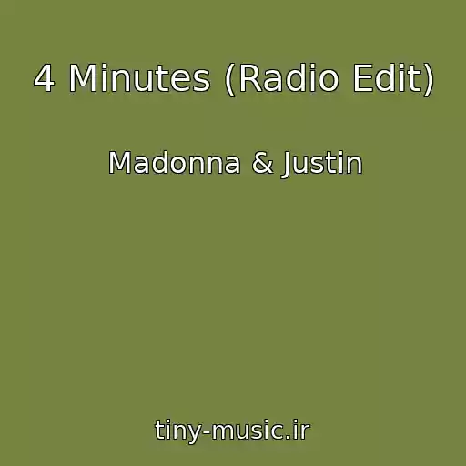 کاور آهنگ 4 Minutes (Radio Edit) از Madonna & Justin