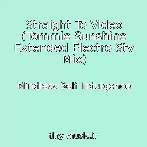 کاور آهنگ Straight To Video (Tommie Sunshine Extended Electro Stv Mix) از Mindless Self Indulgence