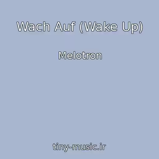 کاور آهنگ Wach Auf (Wake Up) از Melotron