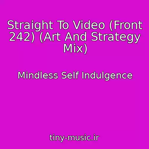 کاور آهنگ Straight To Video (Front 242) (Art And Strategy Mix) از Mindless Self Indulgence