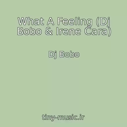 کاور آهنگ What A Feeling (Dj Bobo & Irene Cara) از Dj Bobo
