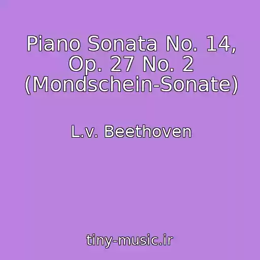کاور آهنگ Piano Sonata No. 14, Op. 27 No. 2 (Mondschein-Sonate) از L.v. Beethoven