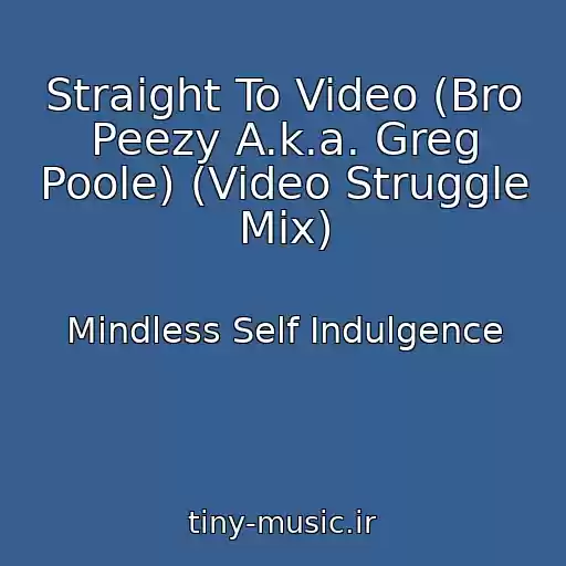 کاور آهنگ Straight To Video (Bro Peezy A.k.a. Greg Poole) (Video Struggle Mix) از Mindless Self Indulgence