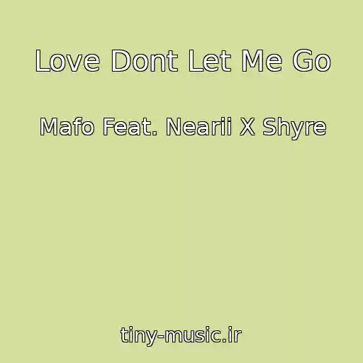 کاور آهنگ Love Dont Let Me Go از Mafo Feat. Nearii X Shyre