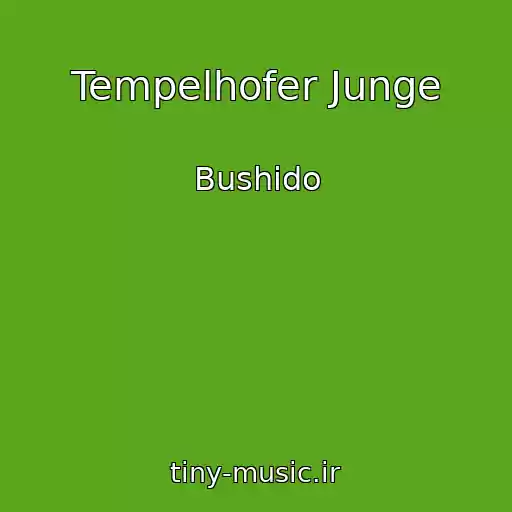 کاور آهنگ Tempelhofer Junge از Bushido