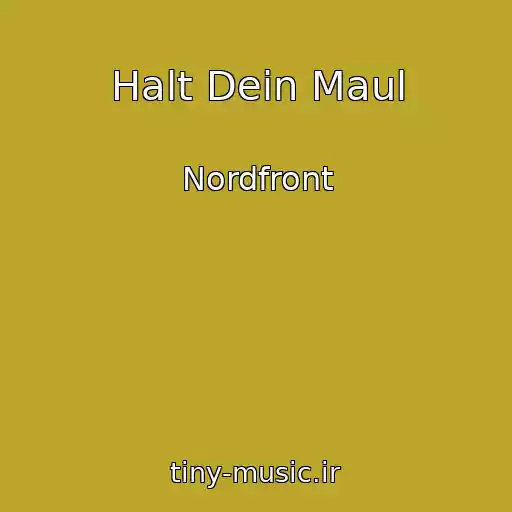 کاور آهنگ Halt Dein Maul از Nordfront