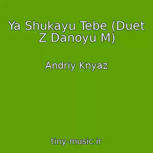 کاور آهنگ Ya Shukayu Tebe (Duet Z Danoyu M) از Andrіy Knyaz