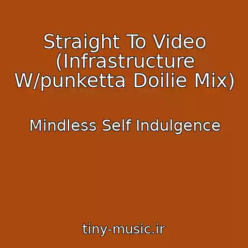 کاور آهنگ Straight To Video (Infrastructure W/punketta Doilie Mix) از Mindless Self Indulgence