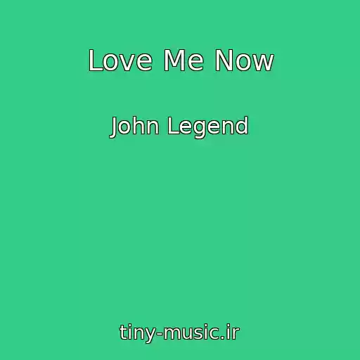 کاور آهنگ Love Me Now از John Legend