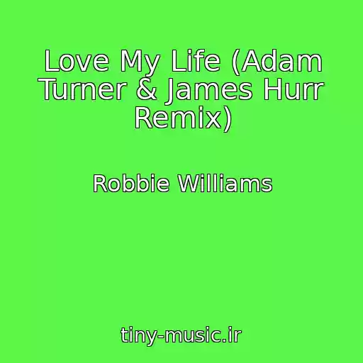 کاور آهنگ Love My Life (Adam Turner & James Hurr Remix) از Robbie Williams