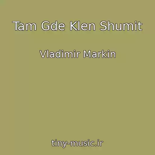 کاور آهنگ Tam Gde Klen Shumit از Vladimir Markin