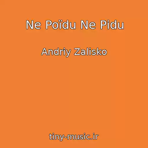 کاور آهنگ Ne Poїdu Ne Pіdu از Andrіy Zalіsko