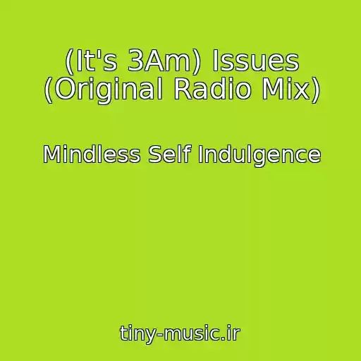 کاور آهنگ (It's 3Am) Issues (Original Radio Mix) از Mindless Self Indulgence