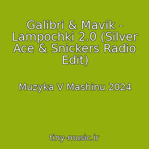 کاور آهنگ Galibri & Mavik - Lampochki 2.0 (Silver Ace & Snickers Radio Edit) از Muzyka V Mashinu 2024
