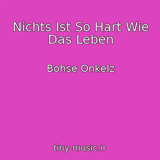کاور آهنگ Nichts Ist So Hart Wie Das Leben از Bohse Onkelz