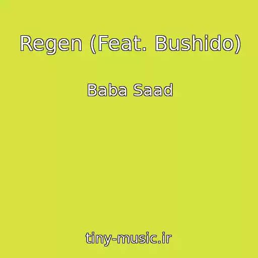 کاور آهنگ Regen (Feat. Bushido) از Baba Saad