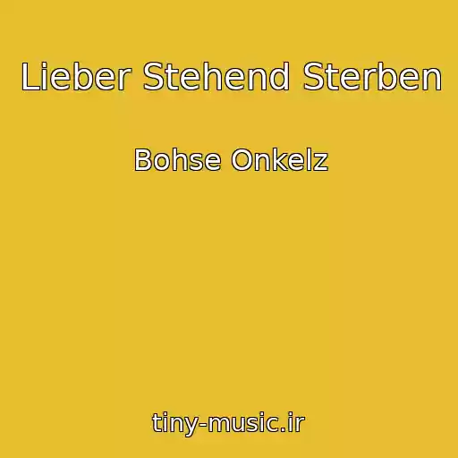 کاور آهنگ Lieber Stehend Sterben از Bohse Onkelz