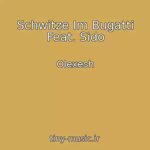 کاور آهنگ Schwitze Im Bugatti Feat. Sido از Olexesh
