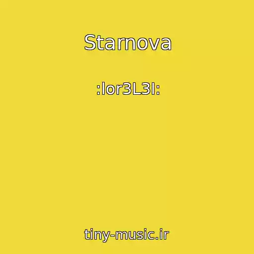 کاور آهنگ Starnova از :lor3L3I: