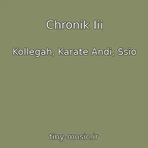 کاور آهنگ Chronik Iii از Kollegah, Karate Andi, Ssio