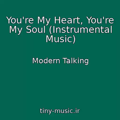 کاور آهنگ You're My Heart, You're My Soul (Instrumental Music) از Modern Talking