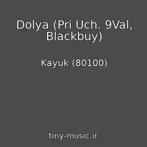 کاور آهنگ Dolya (Pri Uch. 9Val, Blackbuy) از Kayuk (80100)