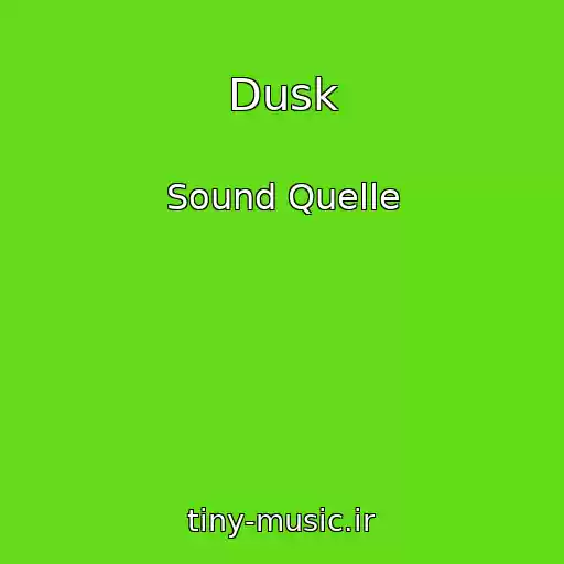 کاور آهنگ Dusk از Sound Quelle