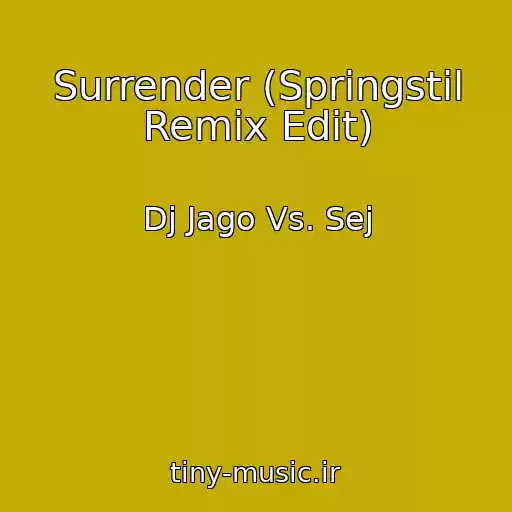 کاور آهنگ Surrender (Springstil Remix Edit) از Dj Jago Vs. Sej