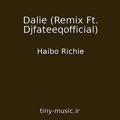 کاور آهنگ Dalie (Remix Ft. Djfateeqofficial) از Haibo Richie